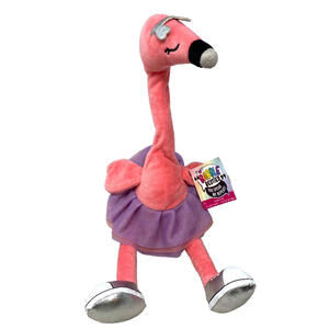 Fashion Angels Babble Besties you speak we repeat flamingo plush 12"